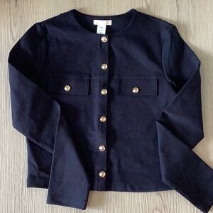 H & M Blue with Structured Silhouette